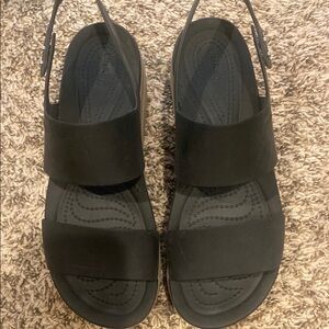 CROCS Black Women's Sandals
